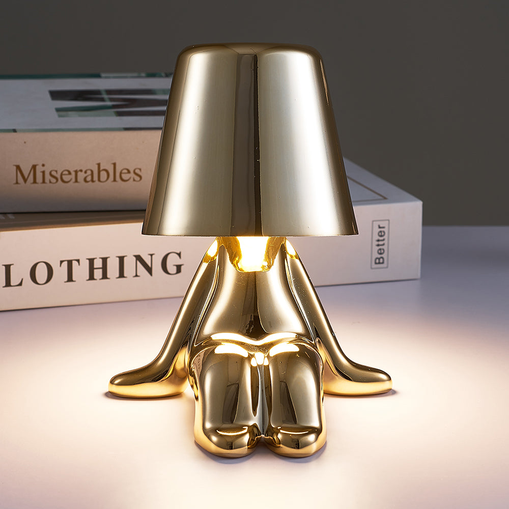 Muse Thinker Little Man Rechargeable Table Lamp