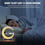 4-in-1 Alarm Clock, Mood Light, Speaker And Wireless Charger