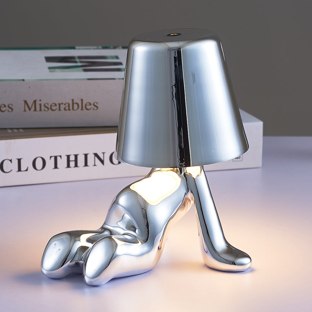 Muse Thinker Little Man Rechargeable Table Lamp