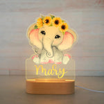 Personalized Name Animals Night Lights