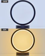 Circle LED Nightstand Lamp