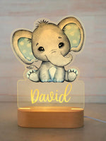 Personalized Name Animals Night Lights