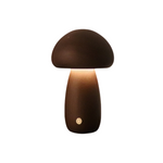 Wooden Vintage Mushroom Table Lamp