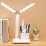 3 In 1 Rechargeable Led Desk Lamp, Phone Holder And Pen Holder