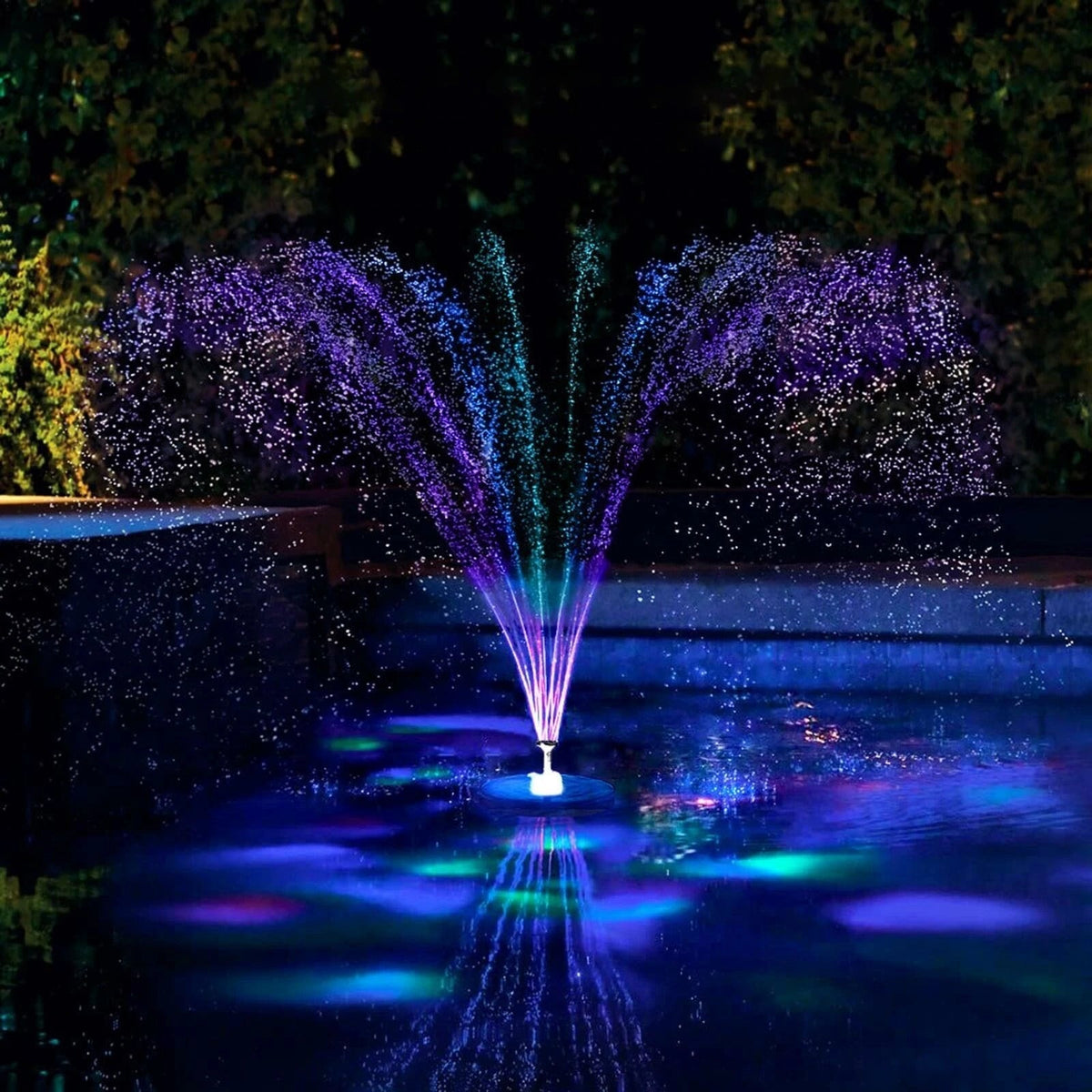 Floating Led Solar Powered Water Fountain