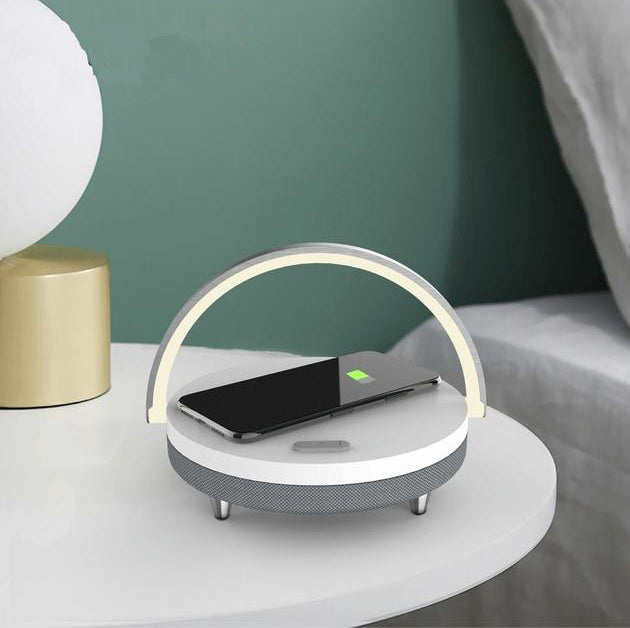 3 in 1 LED Lamp, Bluetooth Speaker And Wireless Charger