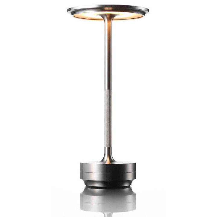 Metallic Cordless Table Lamp