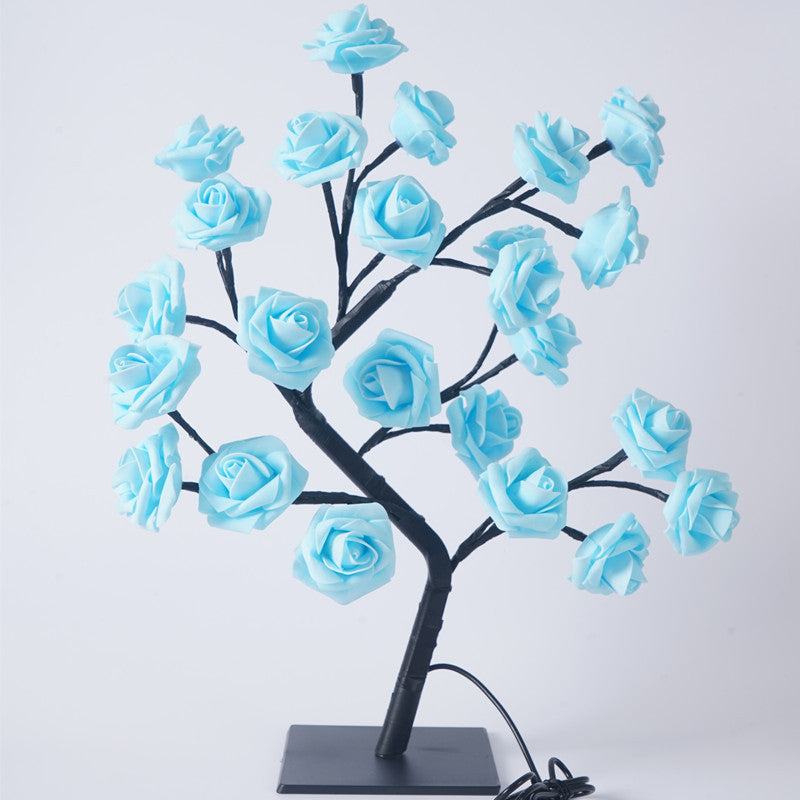 Charming Rose Tree Table Lamp