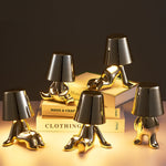 Muse Thinker Little Man Rechargeable Table Lamp