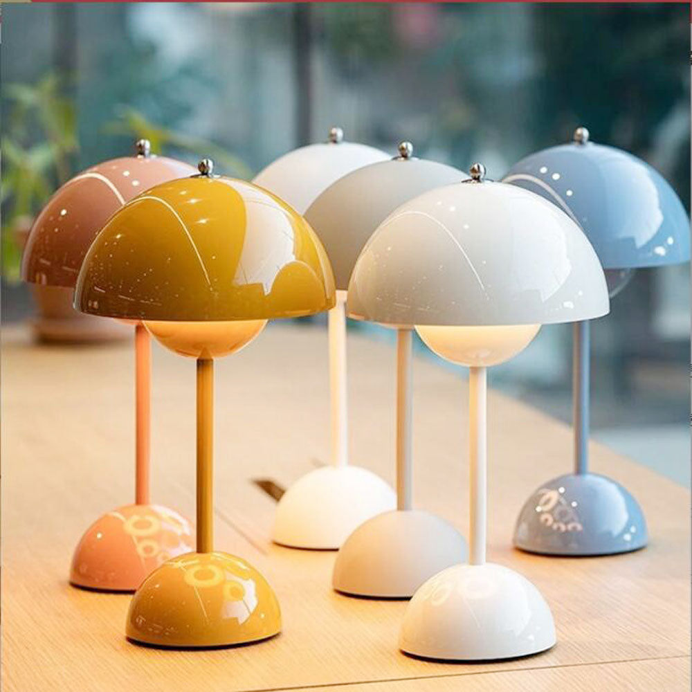 Minimalist Flowerpot Portable Mushroom Table Lamp