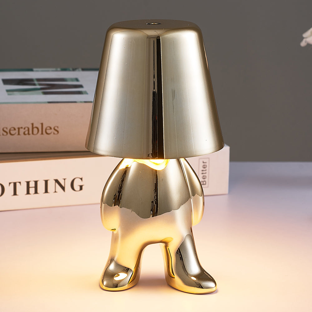 Muse Thinker Little Man Rechargeable Table Lamp