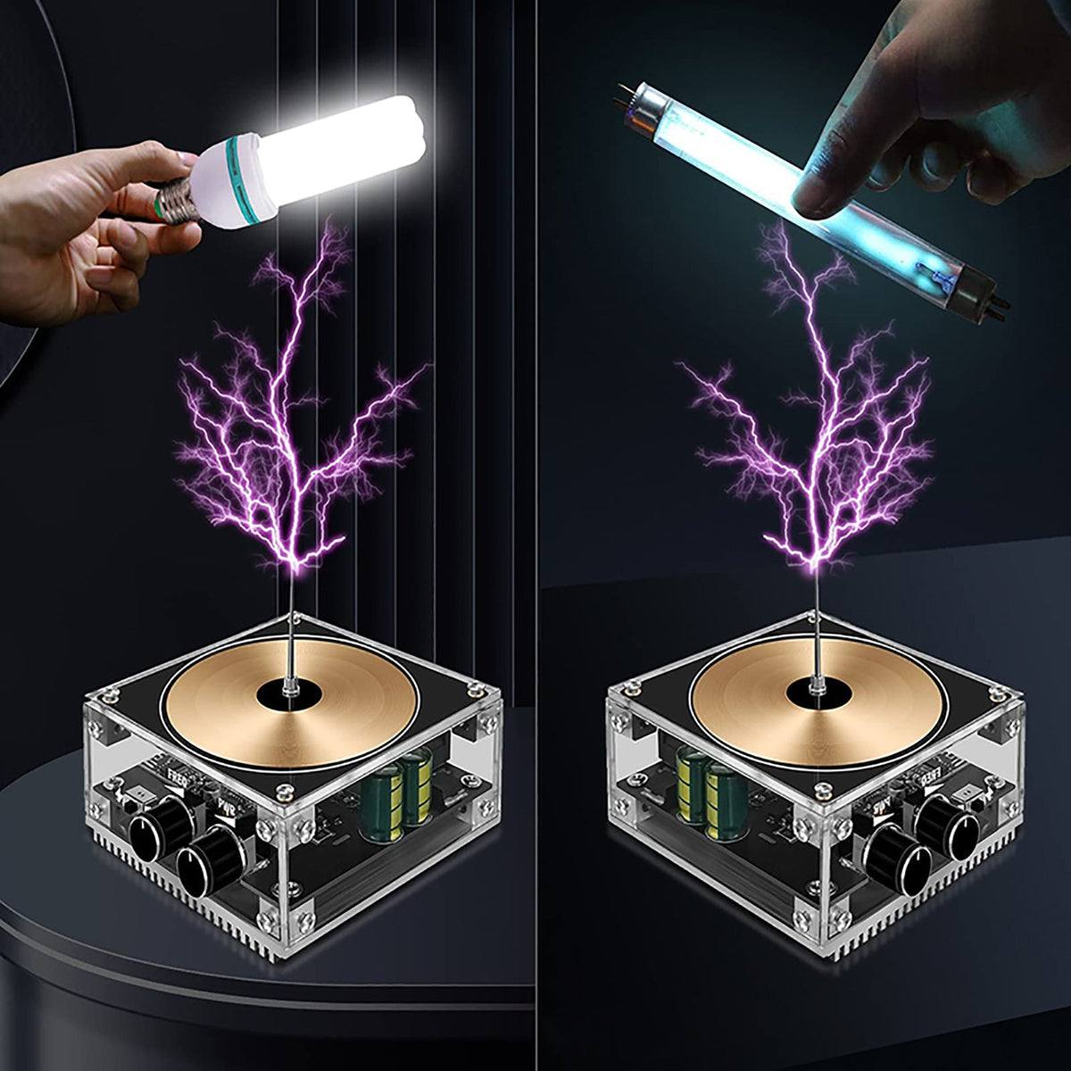 Multi-Function Tesla Music Speaker And Lightning