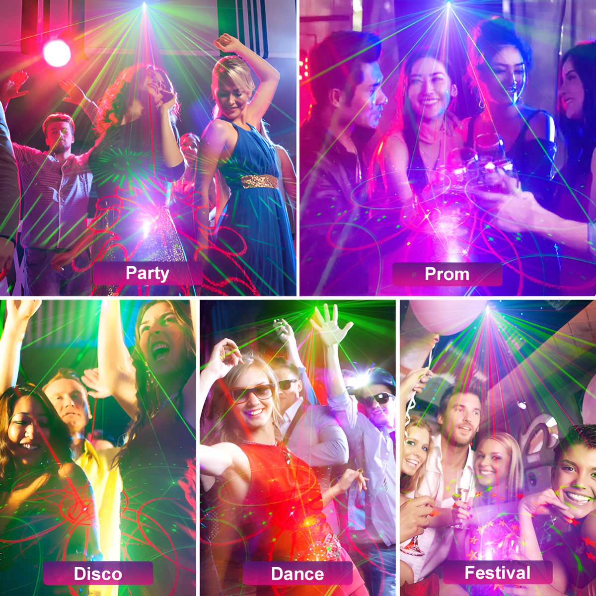 Mini Portable Nightclub Light Projector