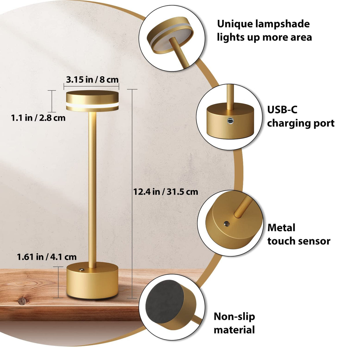 Cordless Table Lamp