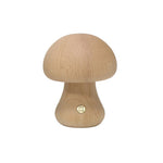 Wooden Vintage Mushroom Table Lamp