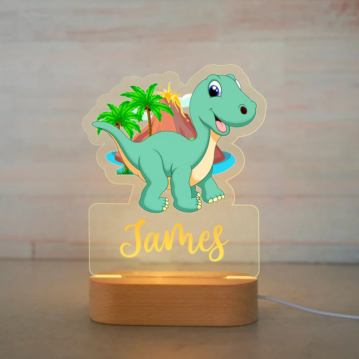 Personalized Name Animals Night Lights