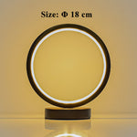 Circle LED Nightstand Lamp