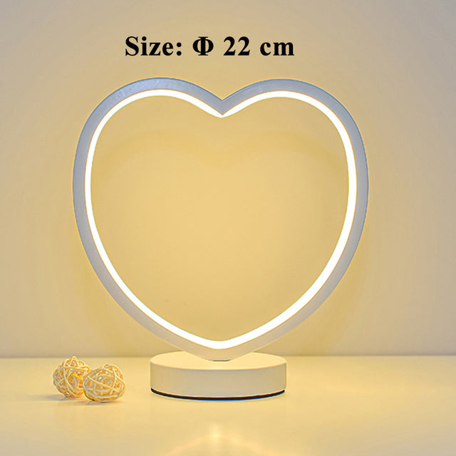 Circle LED Nightstand Lamp