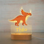 Personalized Name Animals Night Lights