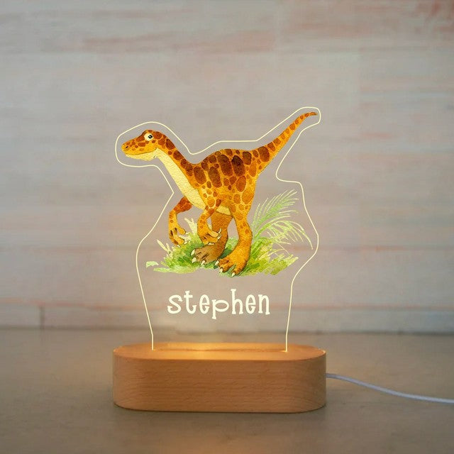 Personalized Name Animals Night Lights