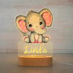 Personalized Name Animals Night Lights