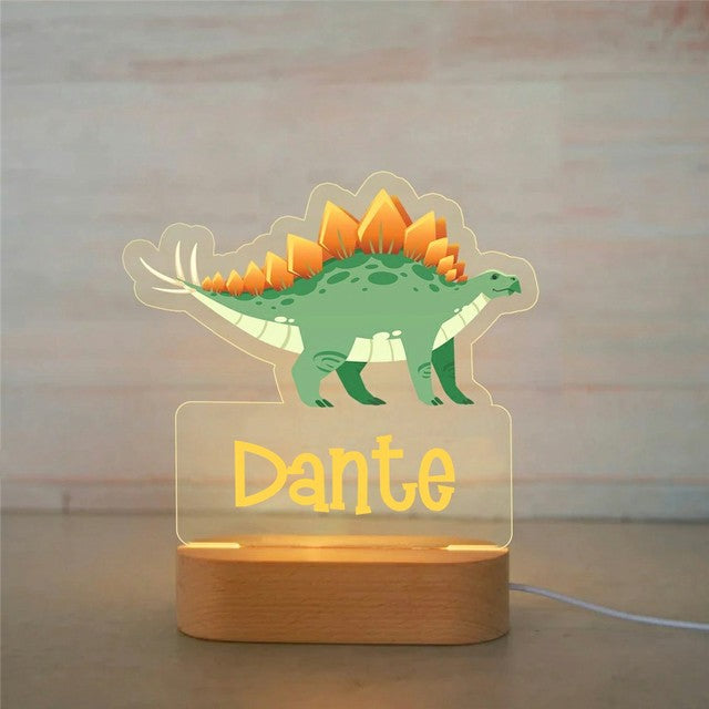 Personalized Name Animals Night Lights