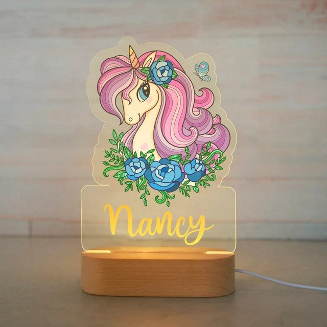 Personalized Name Animals Night Lights