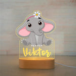 Personalized Name Animals Night Lights