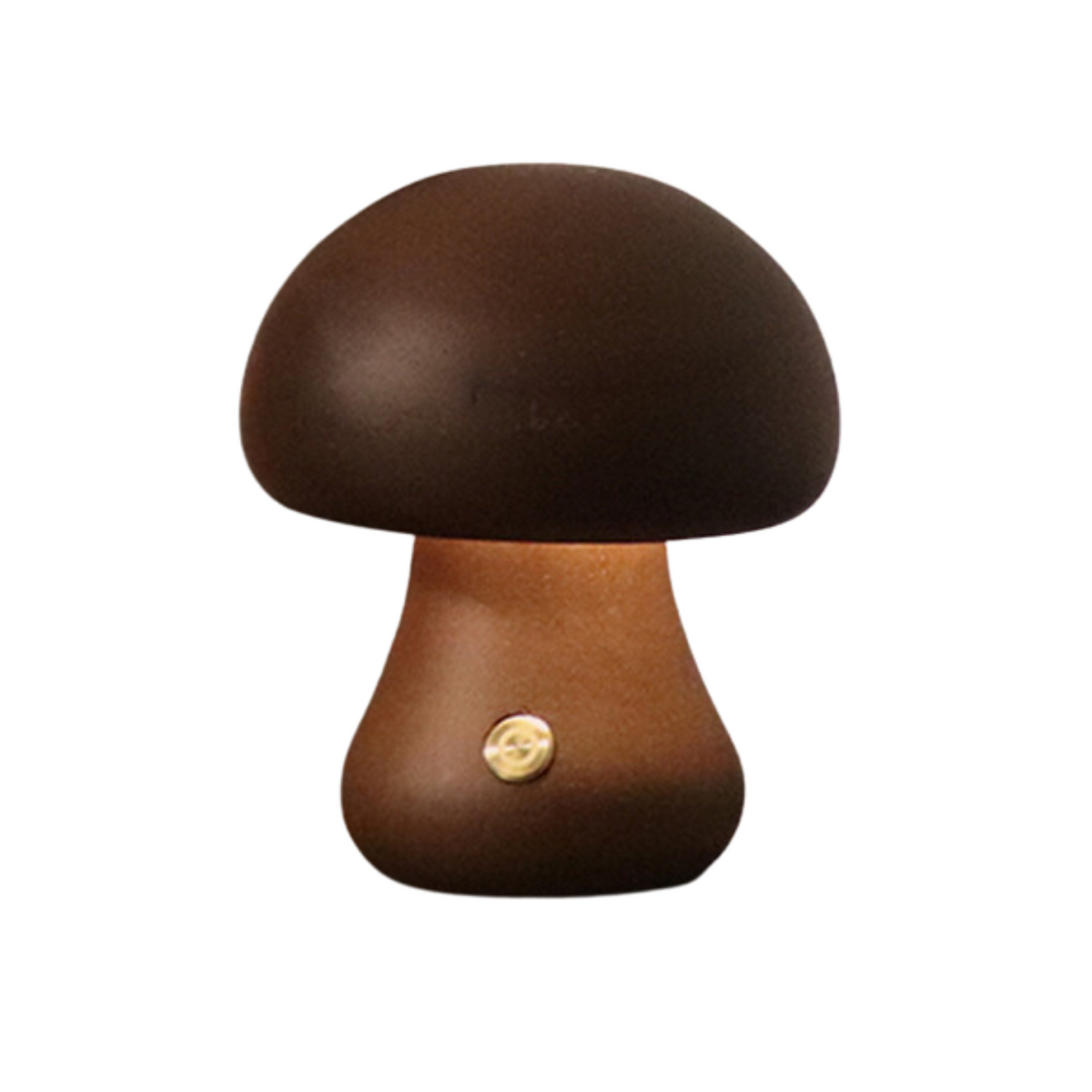 Wooden Vintage Mushroom Table Lamp