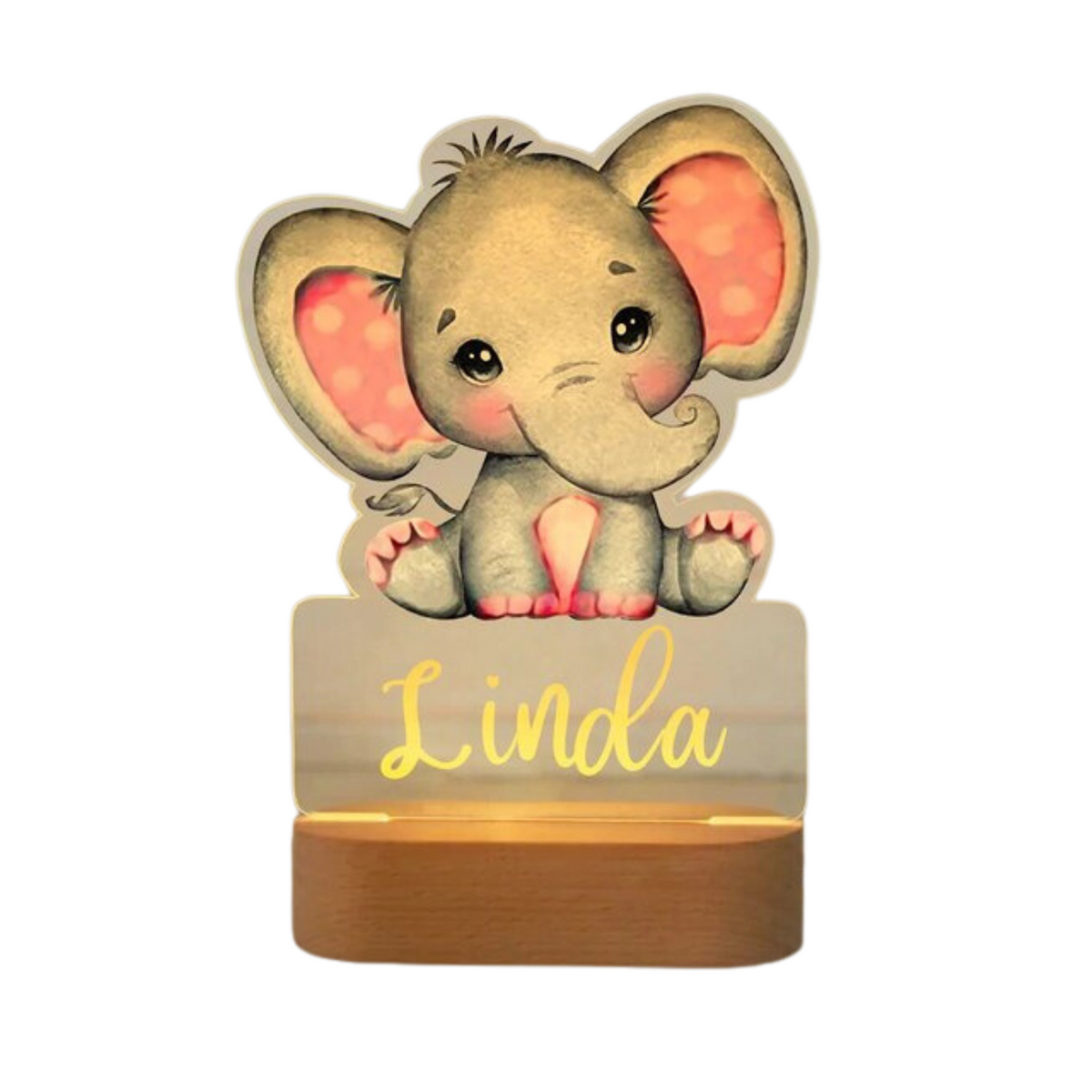 Personalized Name Animals Night Lights