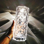 Modern Crystal Base Table Lamps For Bedroom