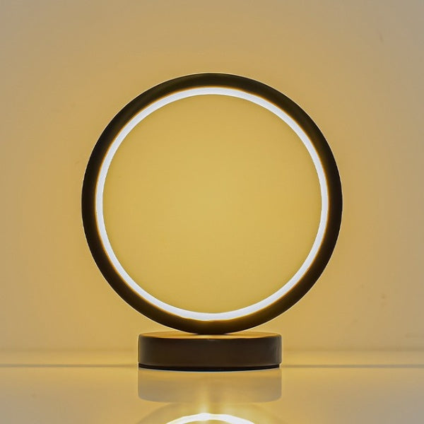 Circle LED Nightstand Lamp