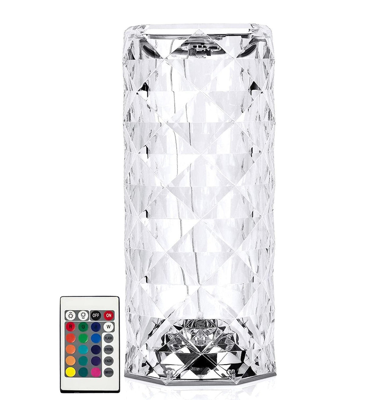 Modern Crystal Base Table Lamps For Bedroom