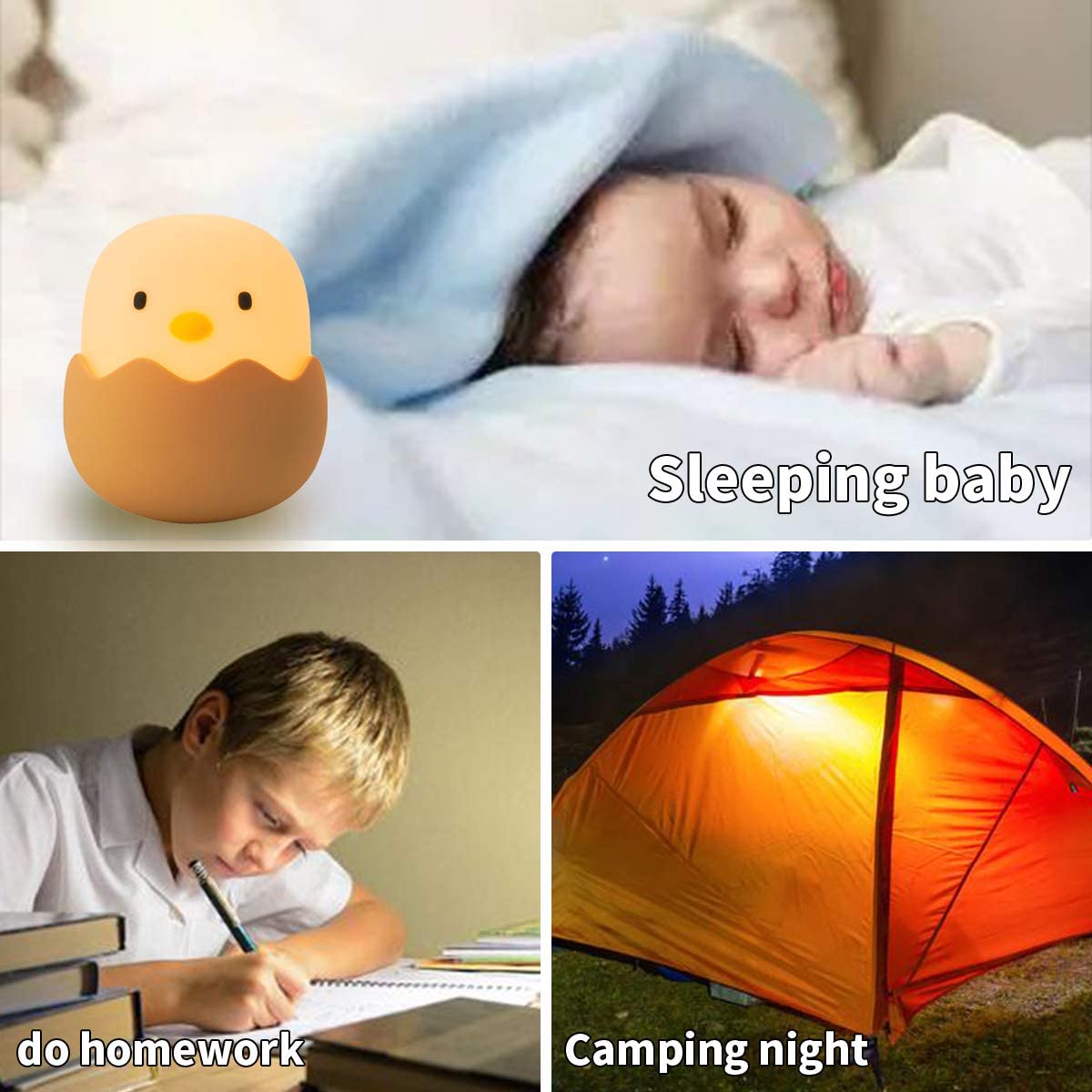 Silicone Plug In Night Light For Kids