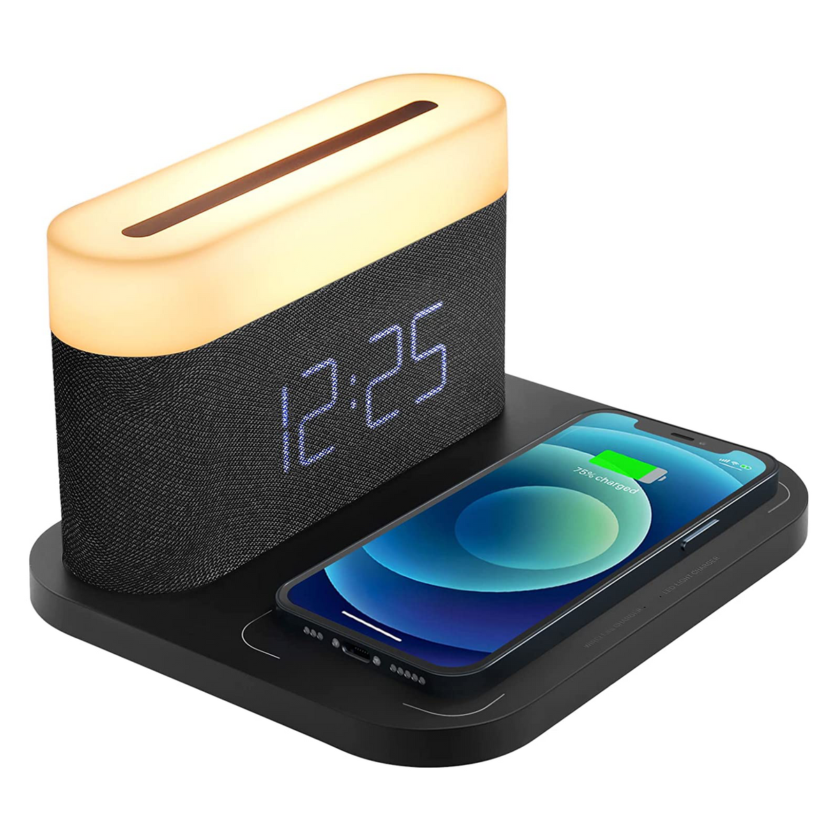 3 in 1 Wireless Charger, Alarm Clock and LED Lamp