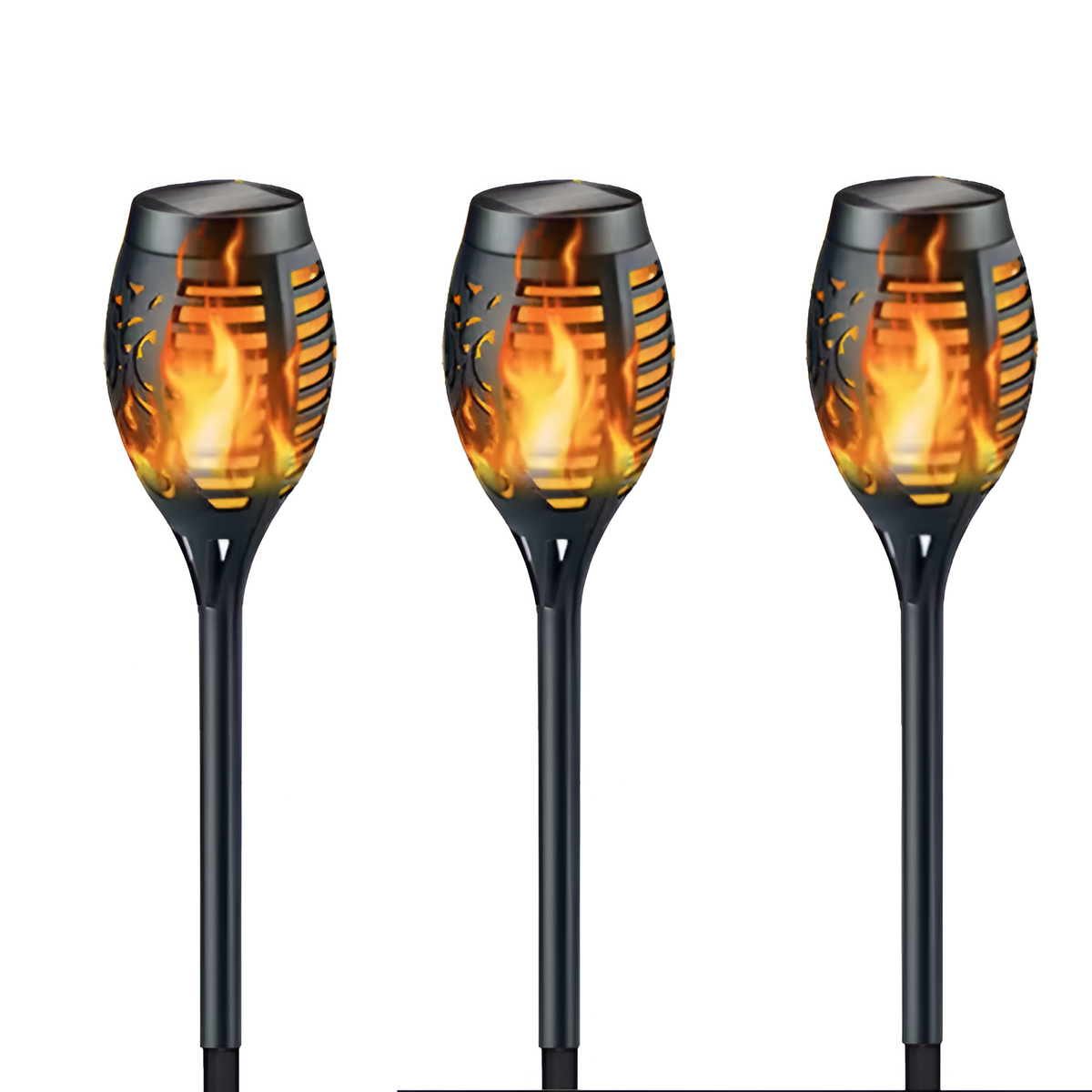 Solar Light Waterproof Flickering Flames Torches