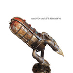 Steampunk Rocket Lamp