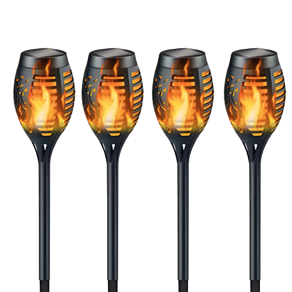 Solar Light Waterproof Flickering Flames Torches