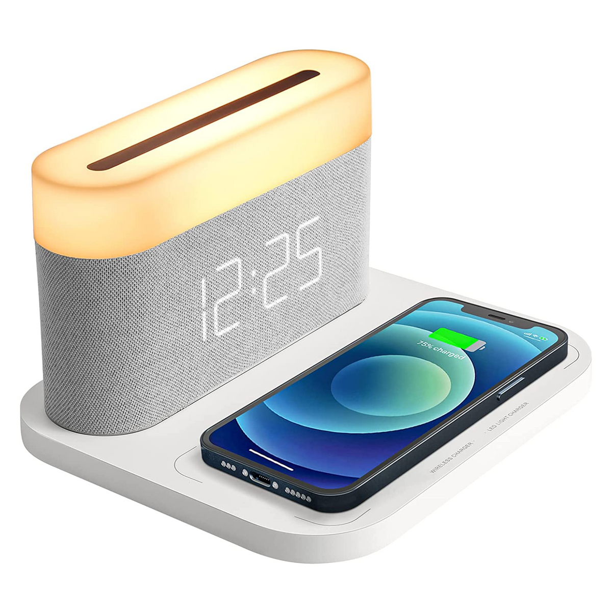 3 in 1 Wireless Charger, Alarm Clock and LED Lamp