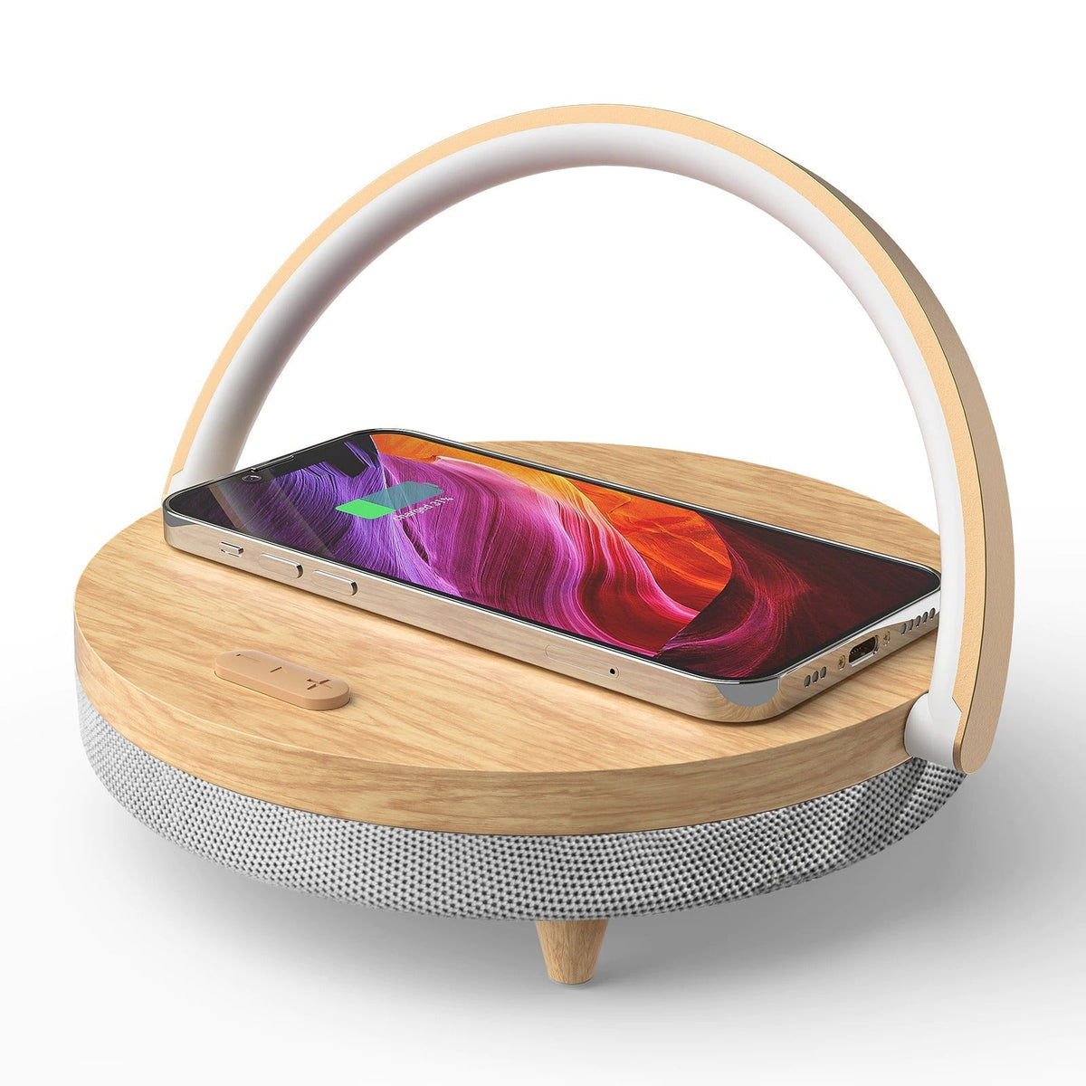 3 in 1 LED Lamp, Bluetooth Speaker And Wireless Charger